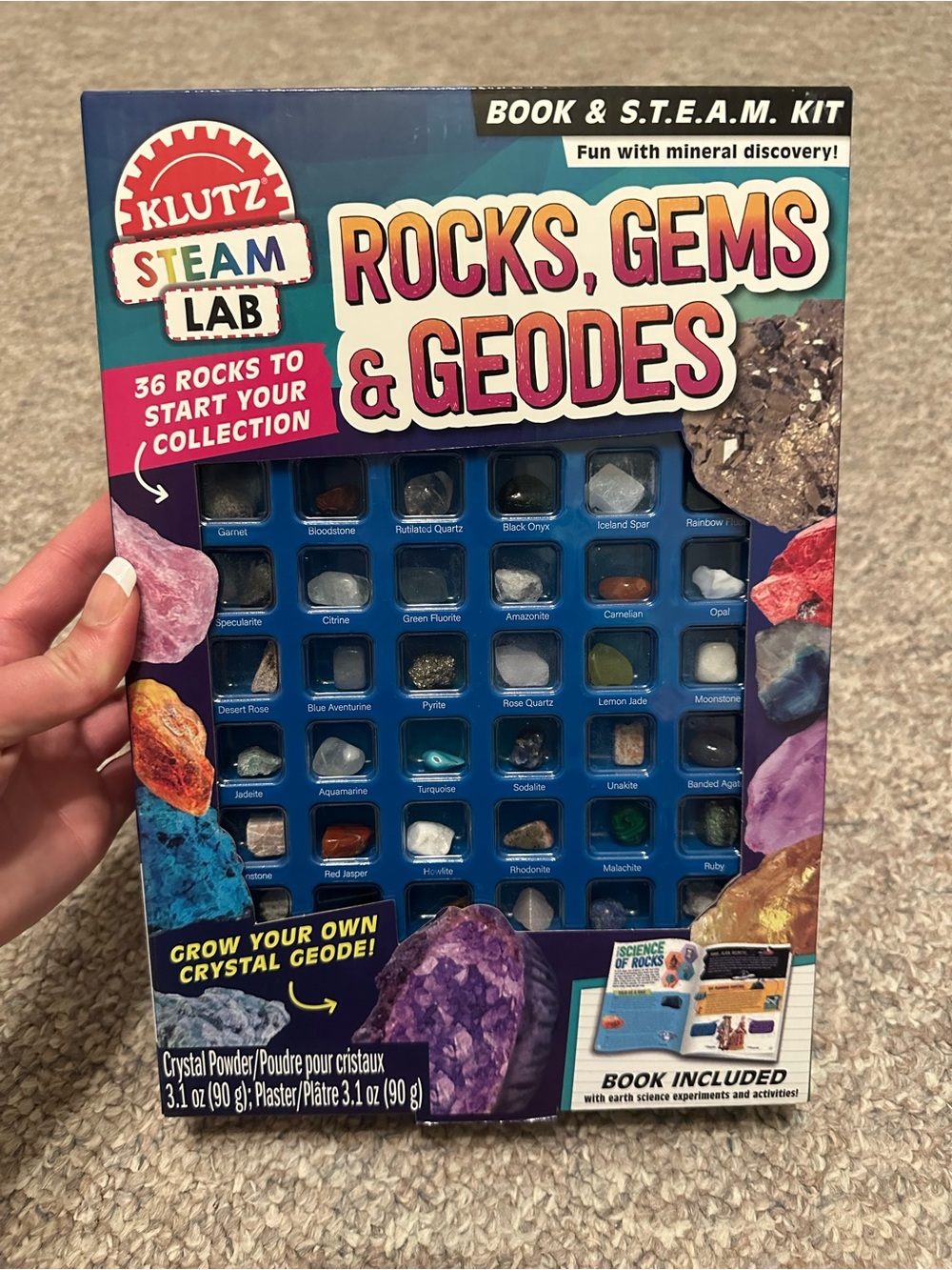 Klutz: Maker Lab: Rocks, Gems & Geodes - Picture 2 of 3